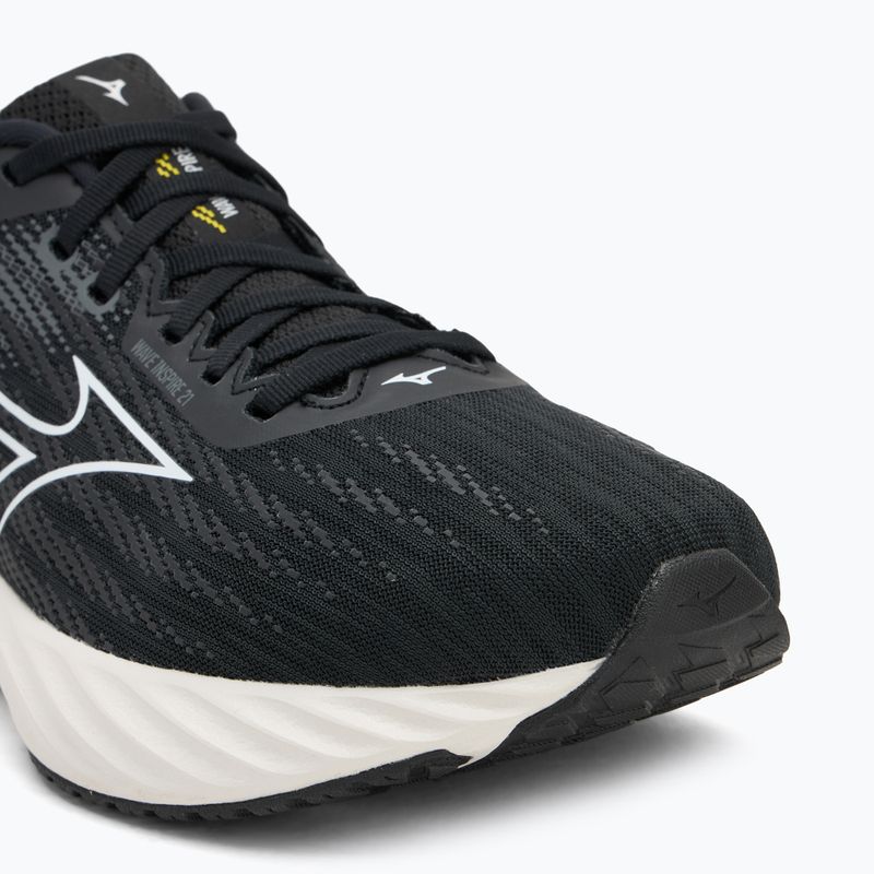 Pánské běžecké boty Mizuno Wave Inspire 21 black/white/vibrant yellow 7