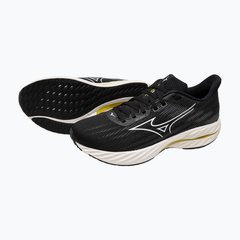 Pánské běžecké boty Mizuno Wave Inspire 21 black/white/vibrant yellow 16