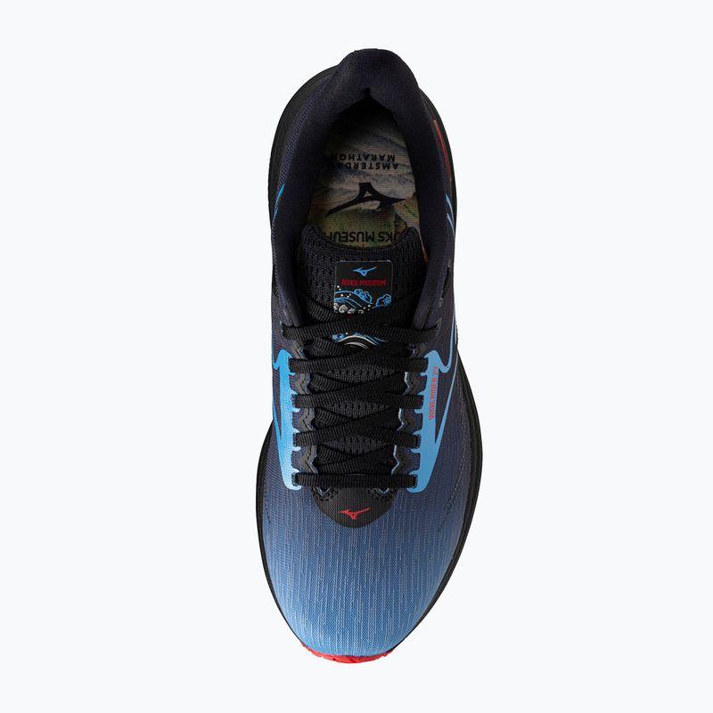 Bežecké boty Mizuno Wave Rider 29 amsterdam black/all aboard/high risk red 12