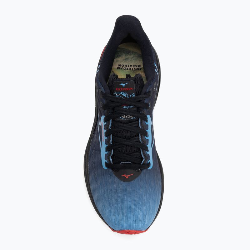 Bežecké boty Mizuno Wave Rider 29 amsterdam black/all aboard/high risk red 5