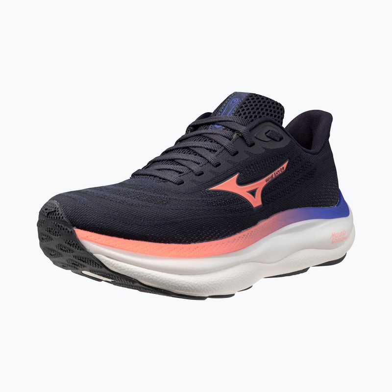 Dámské běžecké boty Mizuno Wave Sky 9 odyssey gray/striking coral/iris bloom 4