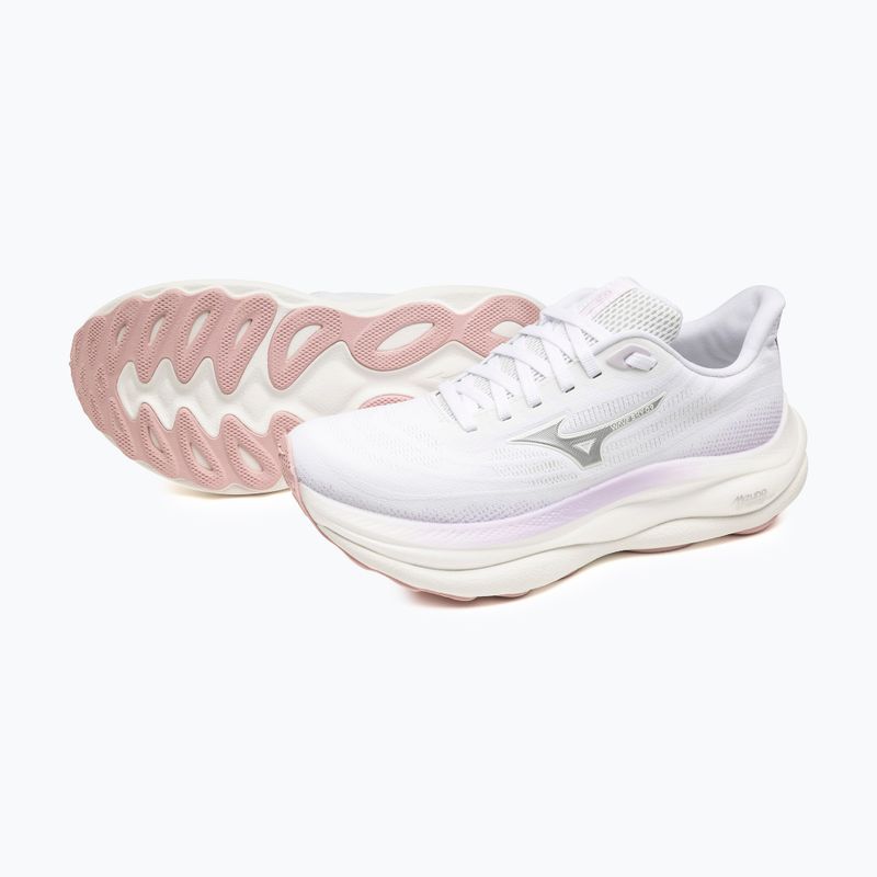 Dámské běžecké boty Mizuno Wave Sky 9 white/silver/orchid petal 9