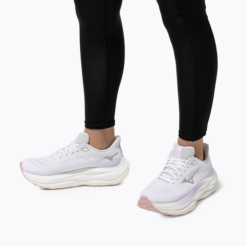 Dámské běžecké boty Mizuno Wave Sky 9 white/silver/orchid petal 10