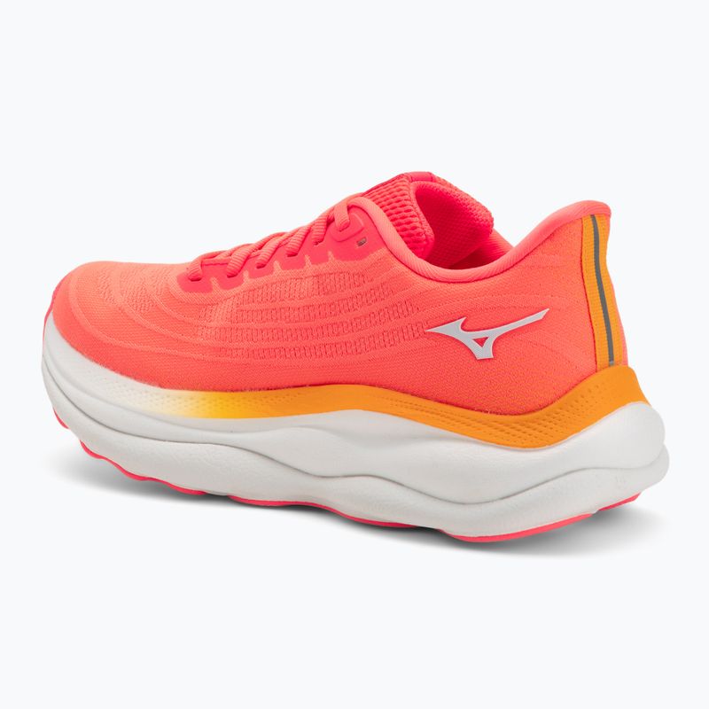 Dámské běžecké boty Mizuno Wave Sky 9 striking coral/baseball white/citrus 3