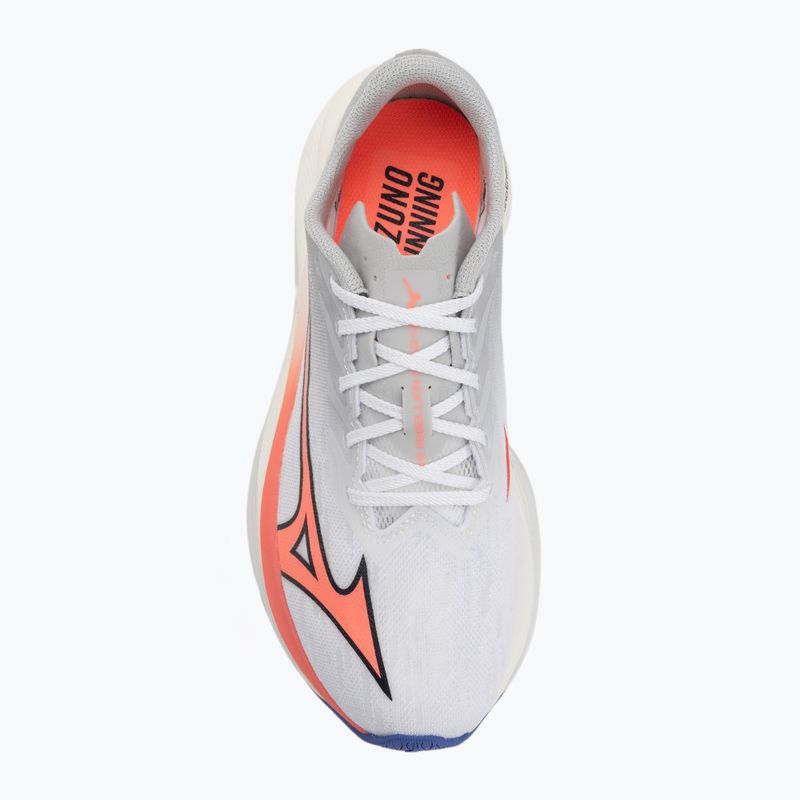 Dámské běžecké boty Mizuno Wave Rebellion Flash 3 white/striking coral/iris bloom 5
