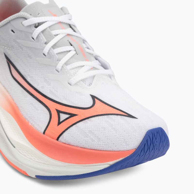 Dámské běžecké boty Mizuno Wave Rebellion Flash 3 white/striking coral/iris bloom 7