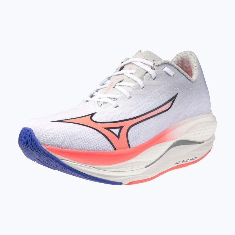 Dámské běžecké boty Mizuno Wave Rebellion Flash 3 white/striking coral/iris bloom 8