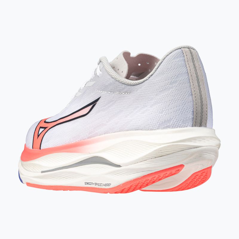 Dámské běžecké boty Mizuno Wave Rebellion Flash 3 white/striking coral/iris bloom 12