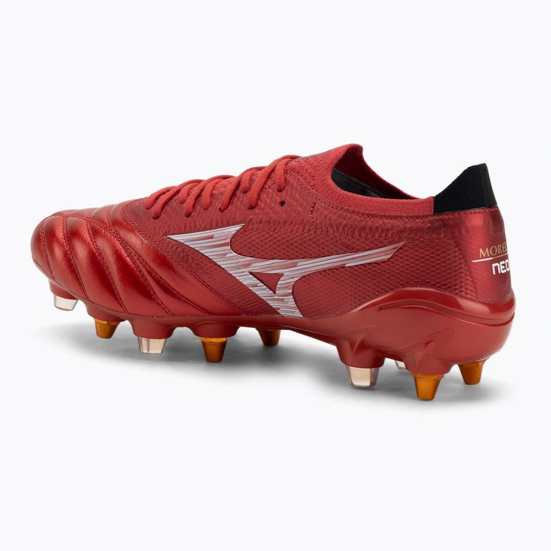 Pánské kopačky Mizuno Morelia Neo IV Β Japan Mix morelia 40th red/white/black 3