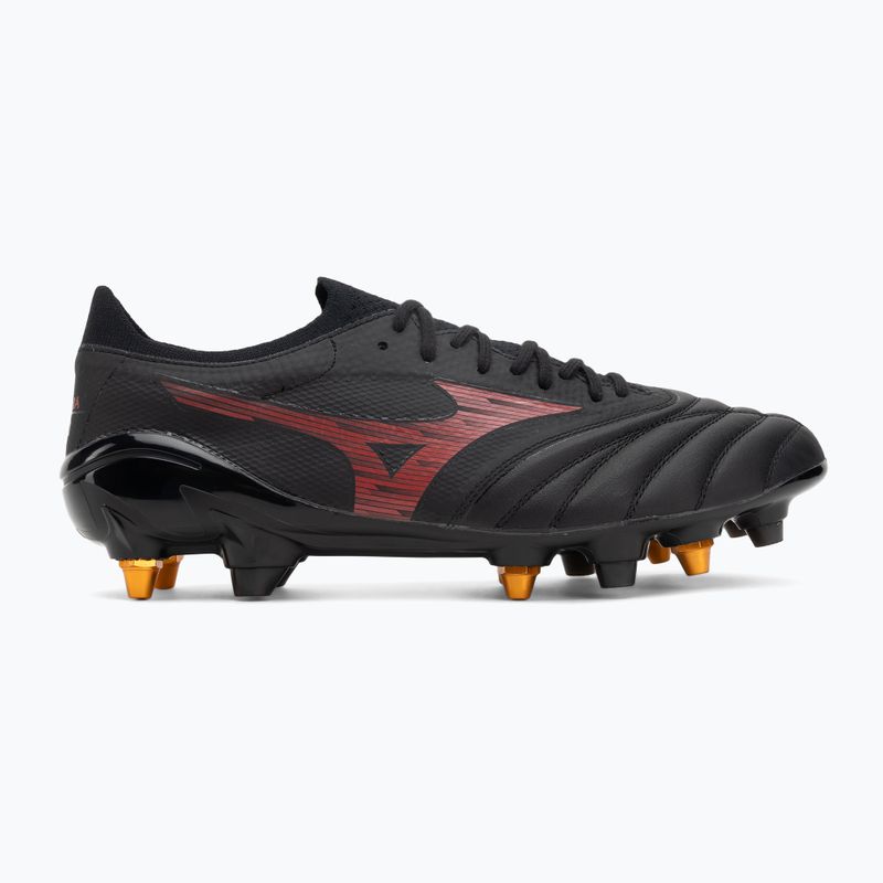 Pánské kopačky Mizuno Morelia Neo IV Beta Elite Mix SG black/morelia 40th red/black 2