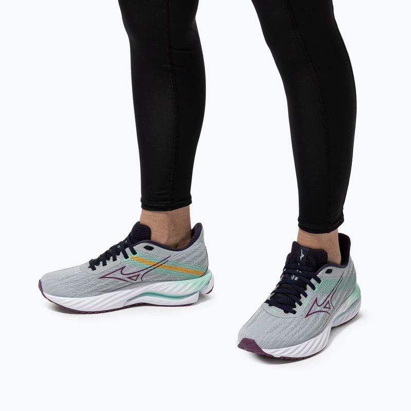 Dámské běžecké boty Mizuno Wave Inspire 21 pearl blue/dark purple/ice green 10