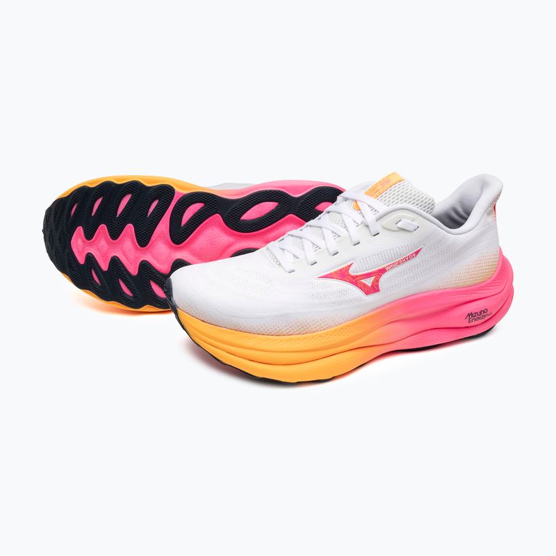Bežecké boty Mizuno Wave Sky 9 white/tang orange/pink tetra 9