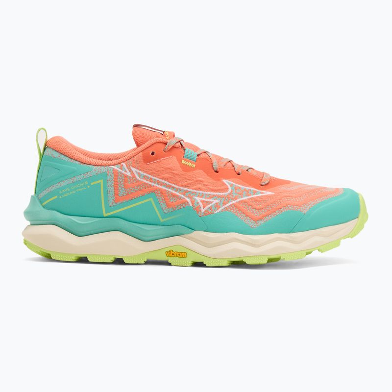 Dámské běžecké boty Mizuno Wave Daichi 9 fresh salmon/white/sharp green 2