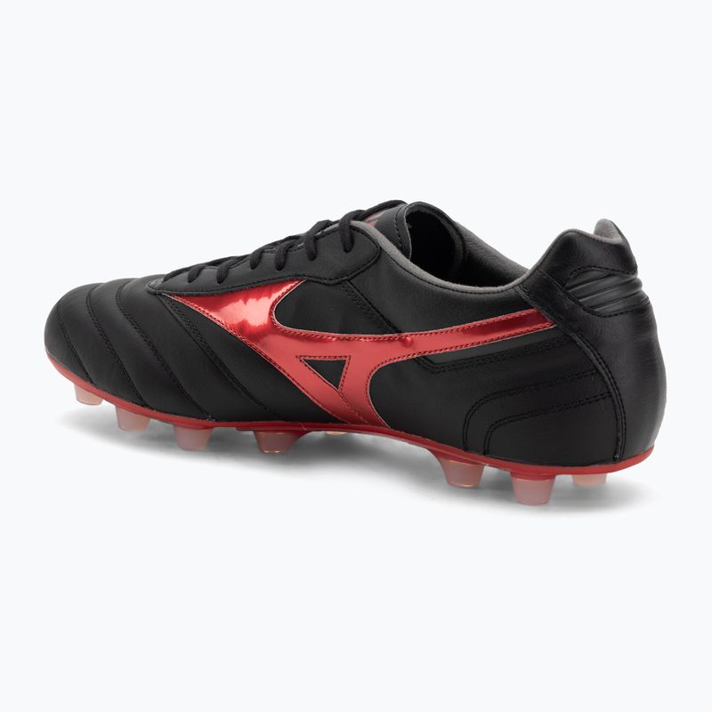 Pánské kopačky Mizuno Morelia II Elite FG black/morelia 40th red/black sand 3