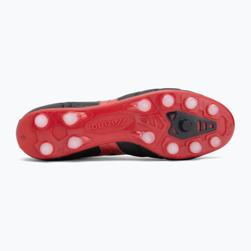 Pánské kopačky Mizuno Morelia II Elite FG black/morelia 40th red/black sand 4