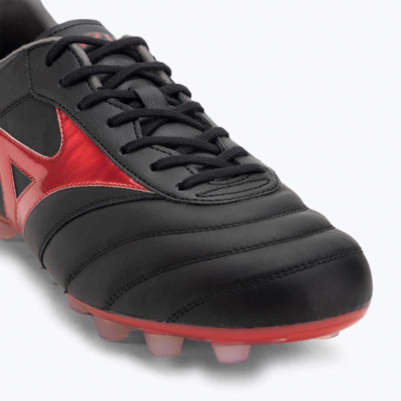 Pánské kopačky Mizuno Morelia II Elite FG black/morelia 40th red/black sand 7