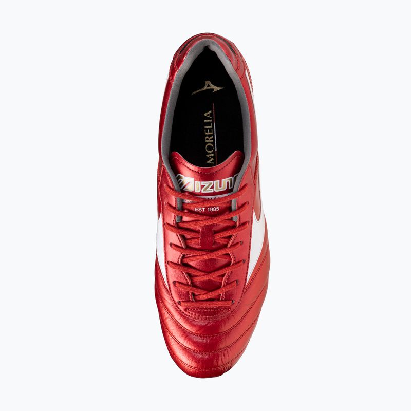 Pánské kopačky Mizuno Morelia II Elite FG morelia 40th red/white/black 12