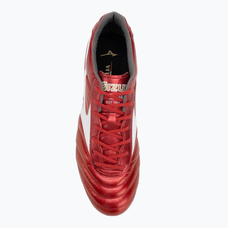 Pánské kopačky Mizuno Morelia II Elite FG morelia 40th red/white/black 5