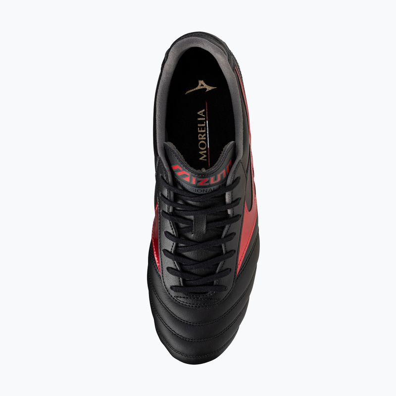 Pánské kopačky Mizuno Morelia II Pro FG black/morelia 40th red/black sand 5