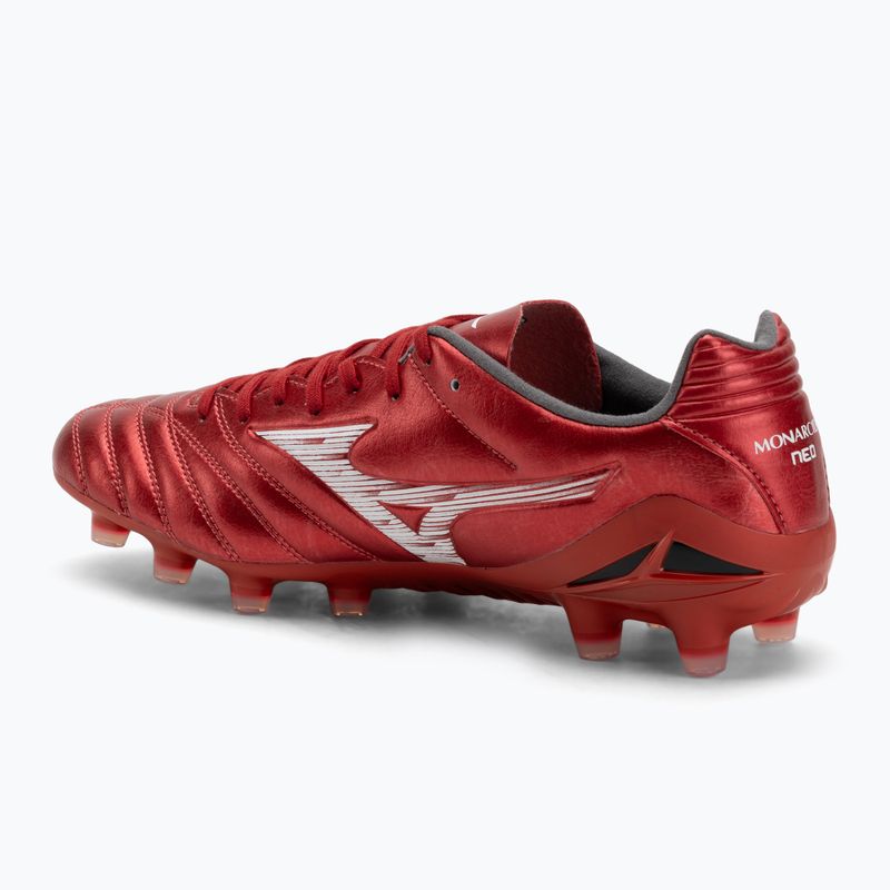 Pánské kopačky Mizuno Monarcida Neo III Pro Md morelia 40th red/white 3