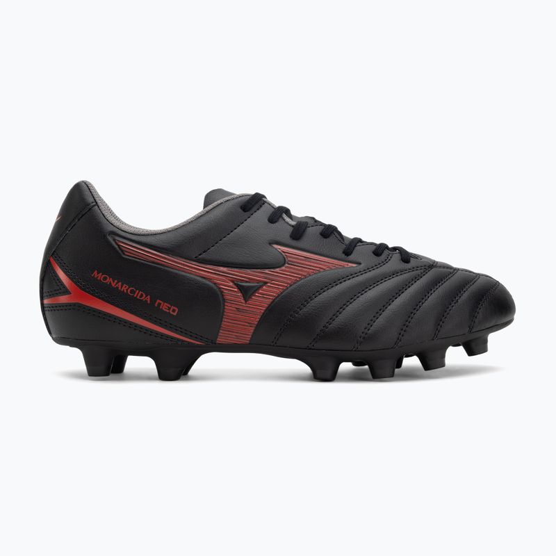 Pánské kopačky Mizuno Monarcida Neo III Select Md black/morelia 40th red 2