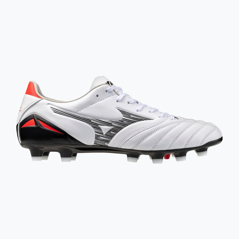 Pánské kopačky Mizuno Morelia Neo IV Pro MD white/black/Chinese Red 8