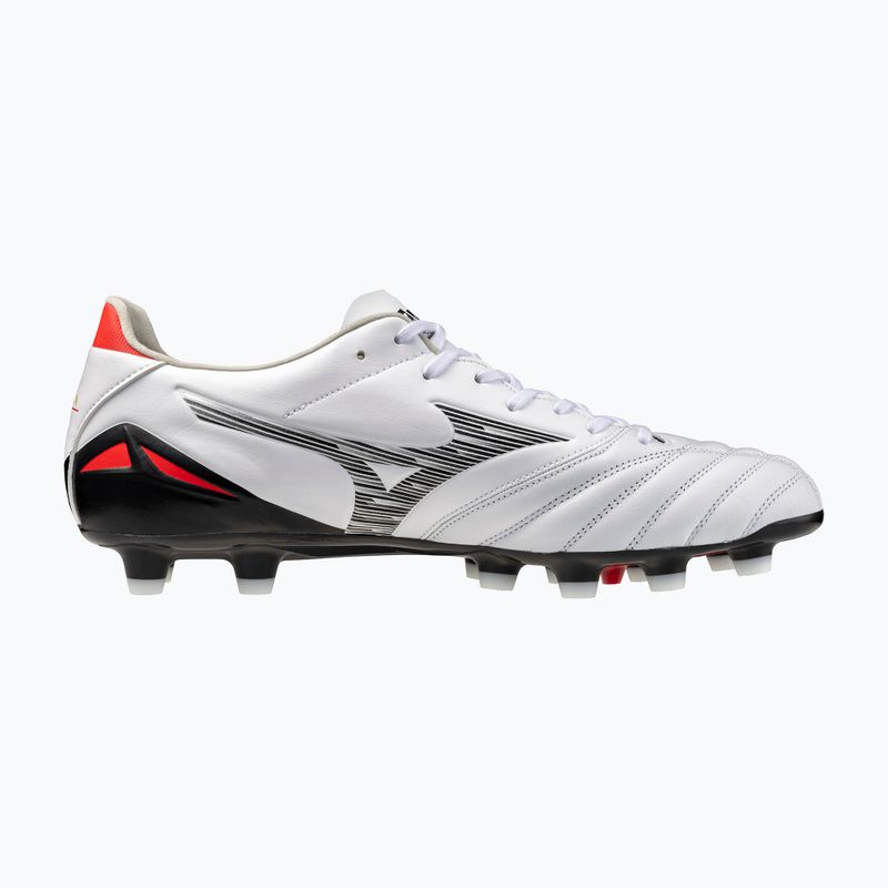 Pánské kopačky Mizuno Morelia Neo IV Pro MD white/black/Chinese Red 9