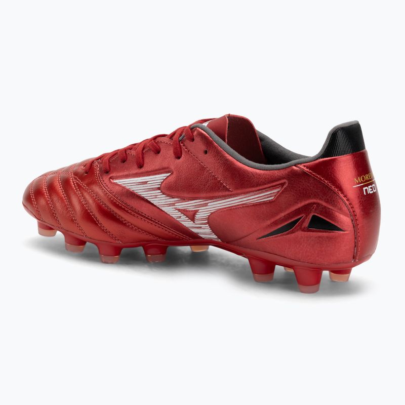 Pánské kopačky Mizuno Morelia Neo IV Pro MD 40. red/white/black 3