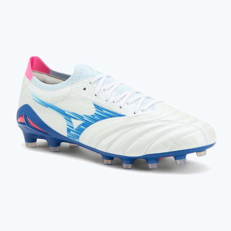 Pánské kopačky Mizuno Morelia Neo IV β Japan Fg white/tanager turquoise/pink tetra