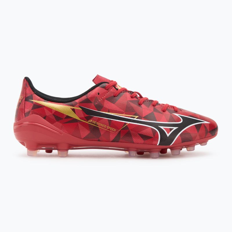 Pánské kopačky Mizuno Alpha II Select AG morelia 40th red/black/gold 2