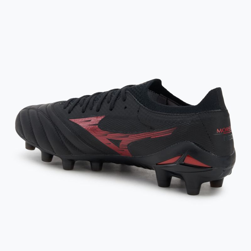 Pánské kopačky Mizuno Morelia Neo IV Β Elite MD black/morelia 40th red/black  3