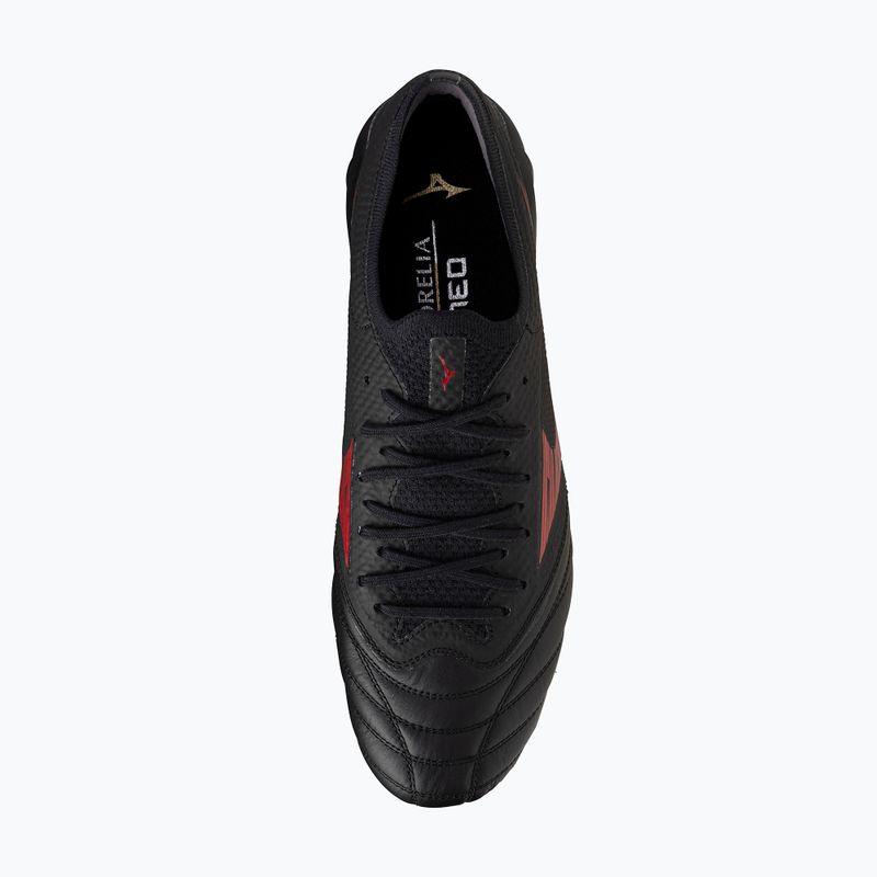 Pánské kopačky Mizuno Morelia Neo IV Β Elite MD black/morelia 40th red/black  12