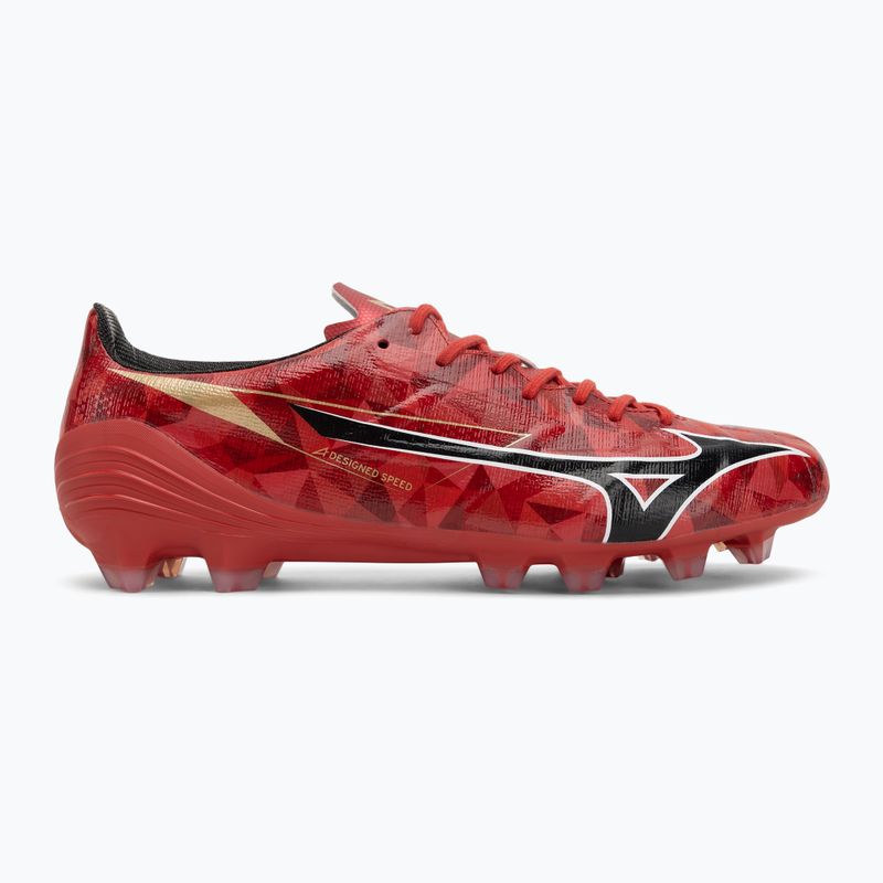 Pánské kopačky Mizuno α II Pro Md morelia 40th red/black/gold 2