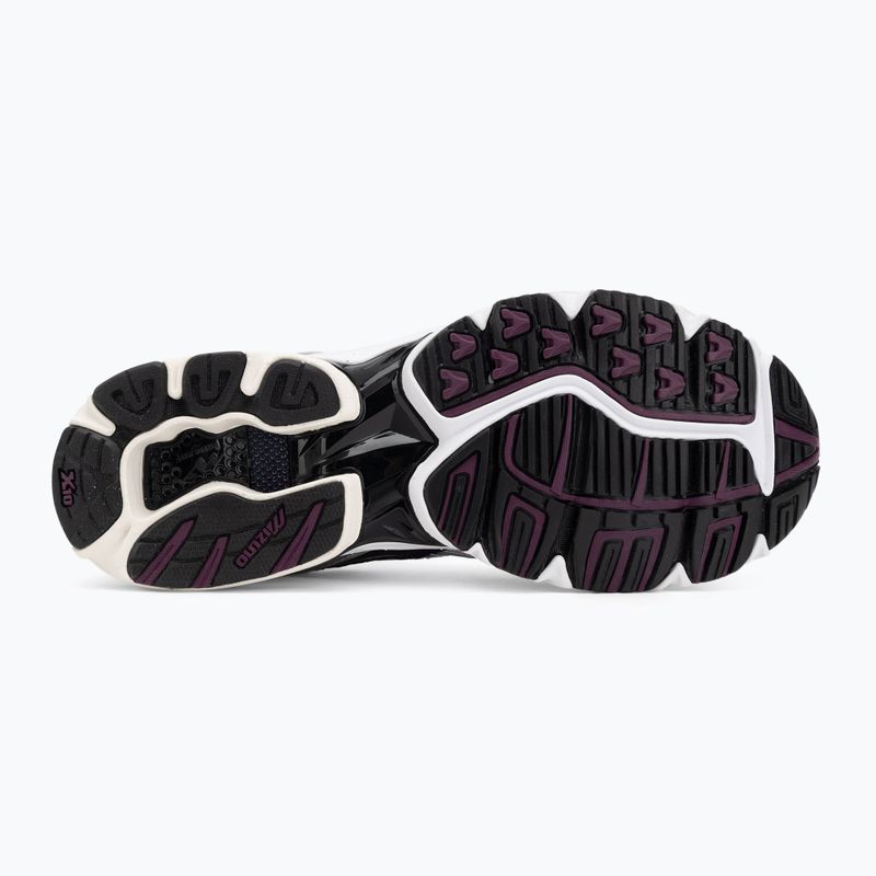 Boty Mizuno Wave Rider 10 white/baritone blue/dark purple 4