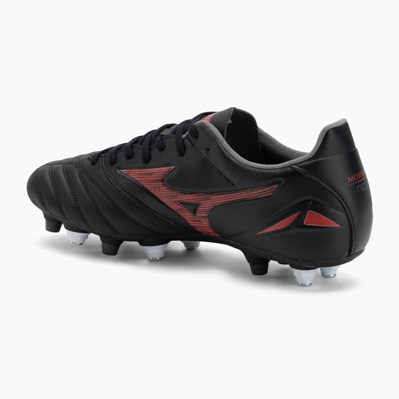 Pánské kopačky Mizuno Morelia Neo IV Pro Mix black/morelia 40th red/black 3