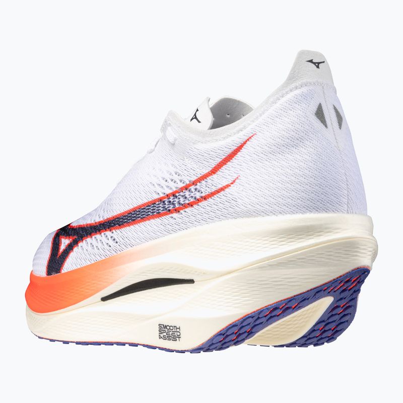 Bežecké boty Mizuno Wave Rebellion Pro 3 white/baritone blue/fiery cora 4