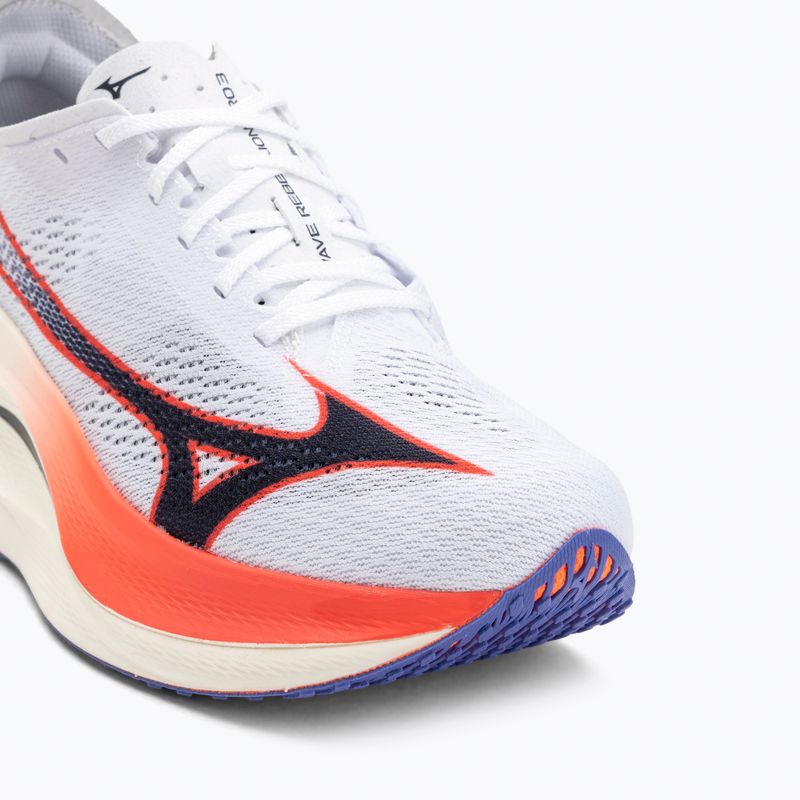 Bežecké boty Mizuno Wave Rebellion Pro 3 white/baritone blue/fiery cora 7