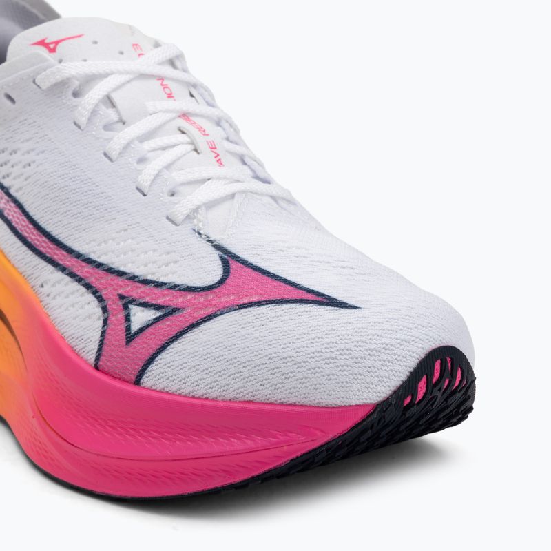 Běžecké boty Mizuno Wave Rebellion Pro 3 white/pink tetra/tang orange 7