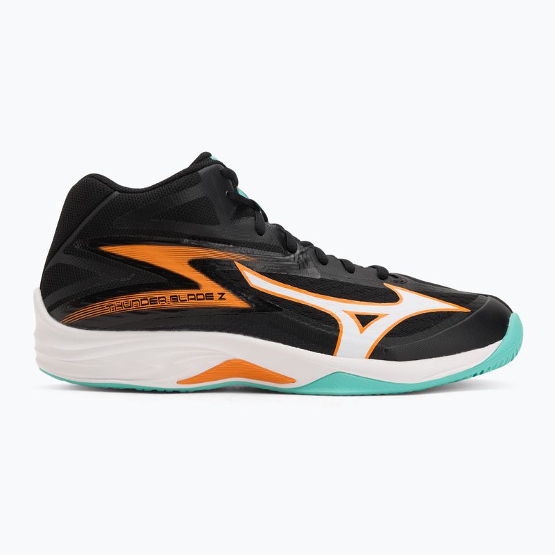 Volejbalové boty Mizuno Thunder Blade Z Mid black/tangelo/ice green 2