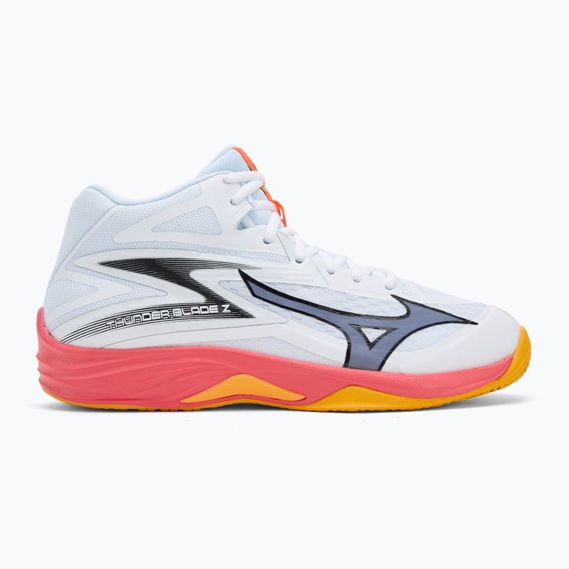 Volejbalové boty Mizuno Thunder Blade Z Mid white/fiery coral 2/citrus 2