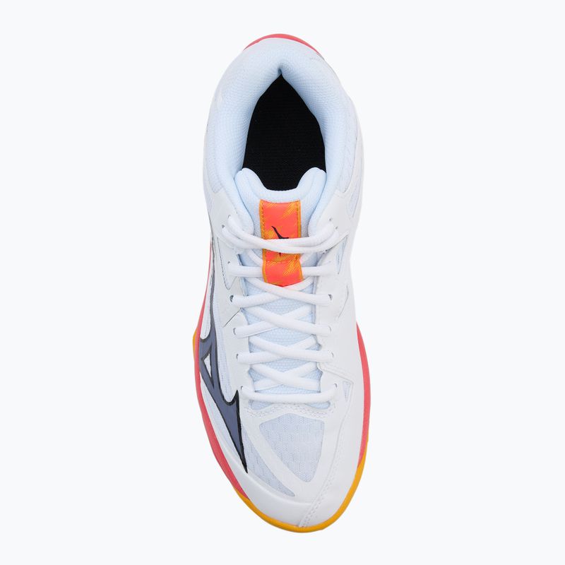 Volejbalové boty Mizuno Thunder Blade Z Mid white/fiery coral 2/citrus 5