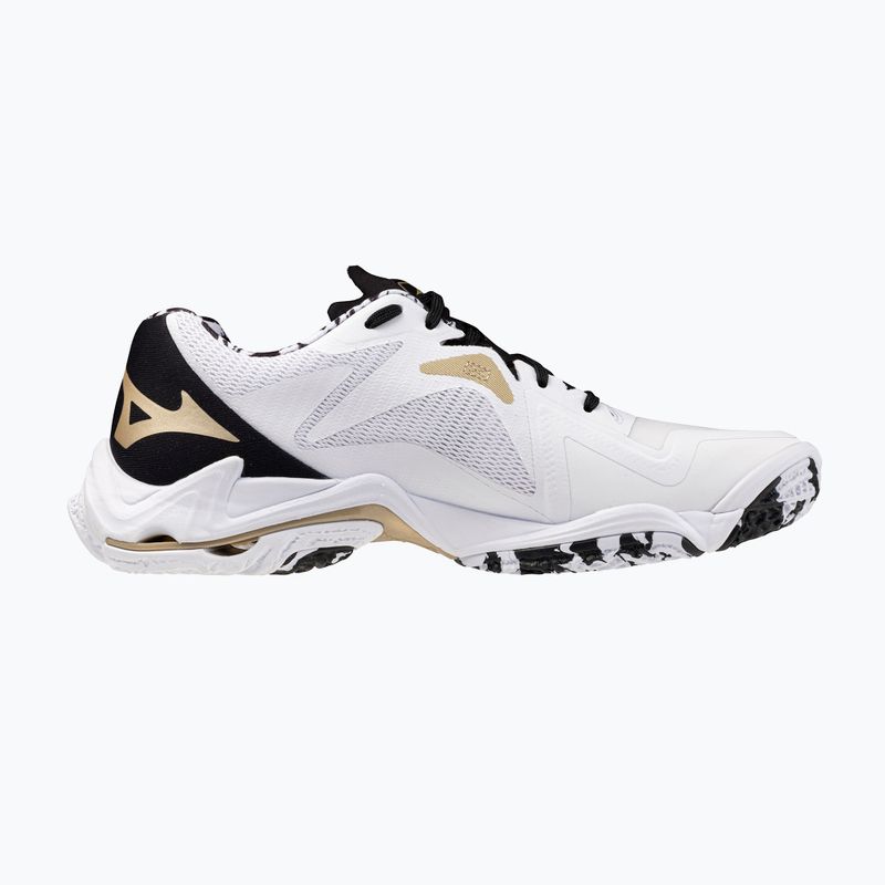 Volejbalové boty Mizuno Wave Lightning Z8 white/black/gold 2