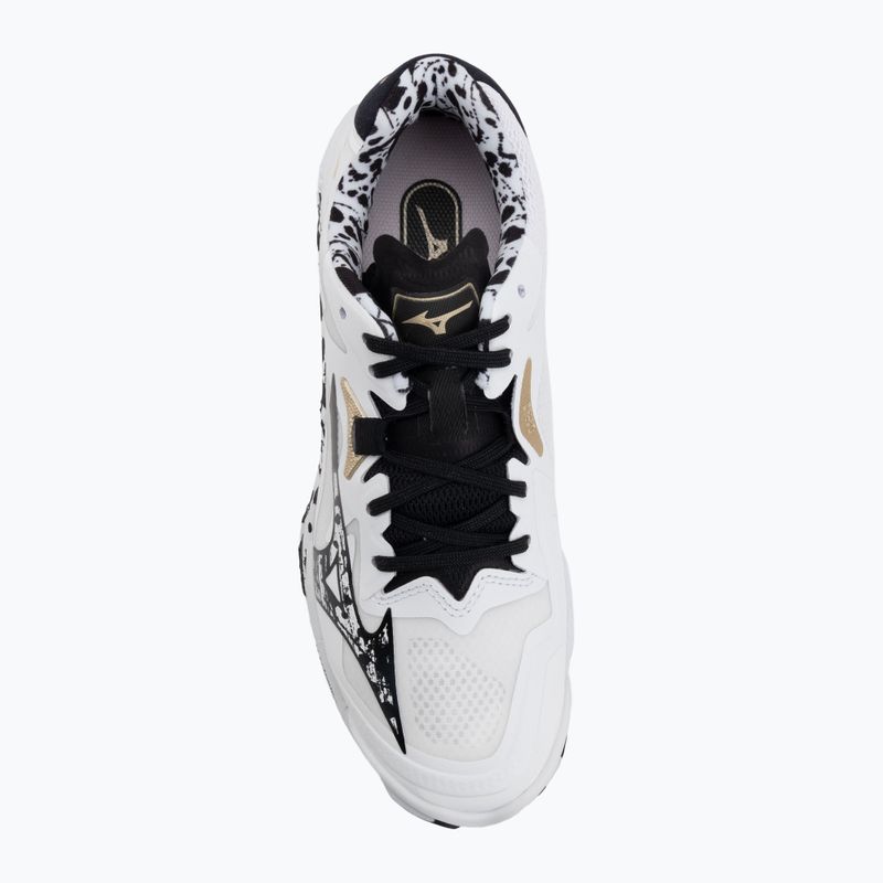 Volejbalové boty Mizuno Wave Lightning Z8 white/black/gold 5