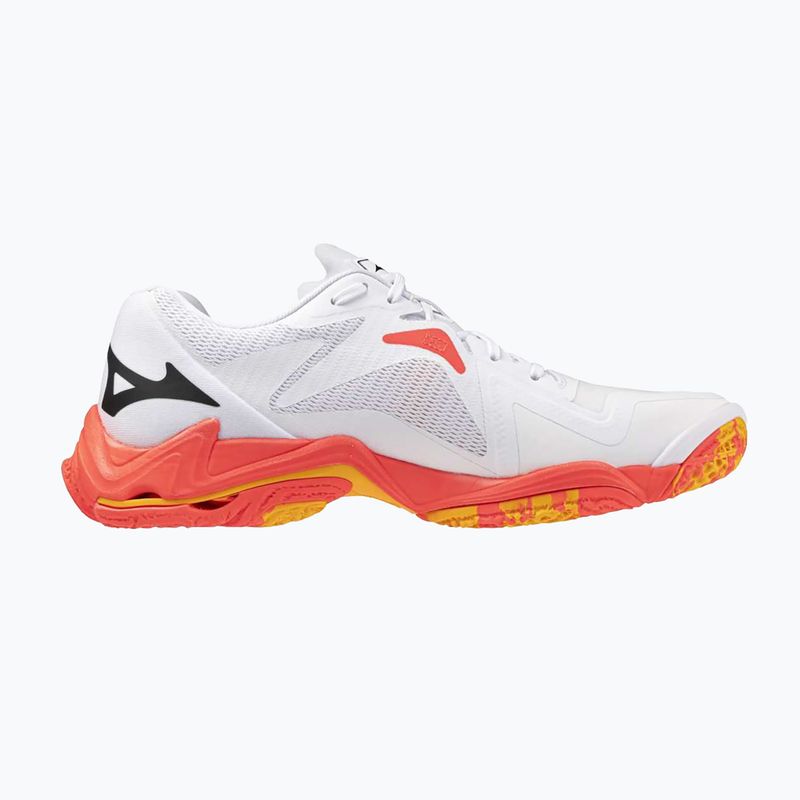 Volejbalové boty Mizuno Wave Lightning Z8 white/fiery coral 2/citrus 2