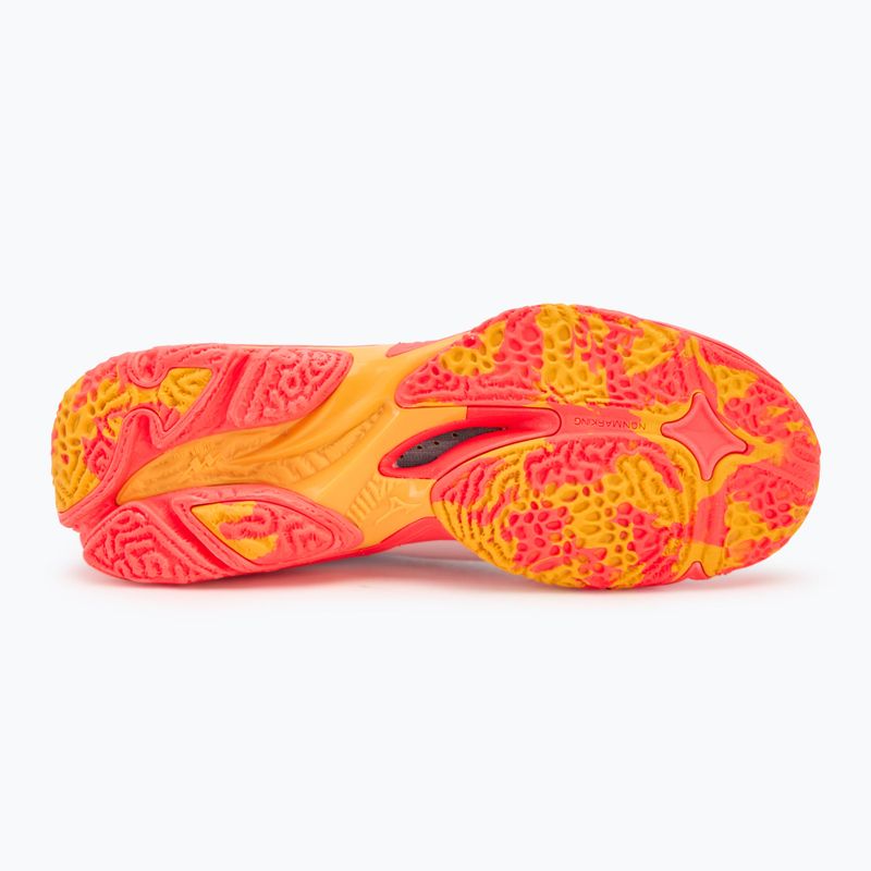 Volejbalové boty Mizuno Wave Lightning Z8 white/fiery coral 2/citrus 4