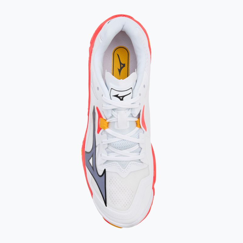 Volejbalové boty Mizuno Wave Lightning Z8 white/fiery coral 2/citrus 5