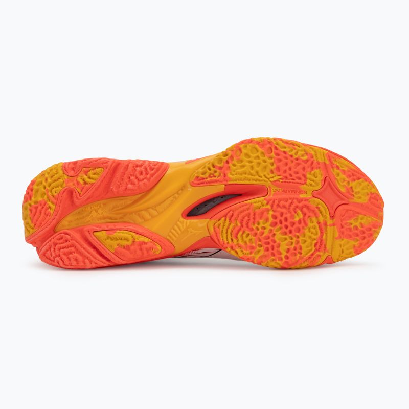 Volejbalové boty Mizuno Wave Lightning Neo 3 white/fiery coral 2/citrus 4