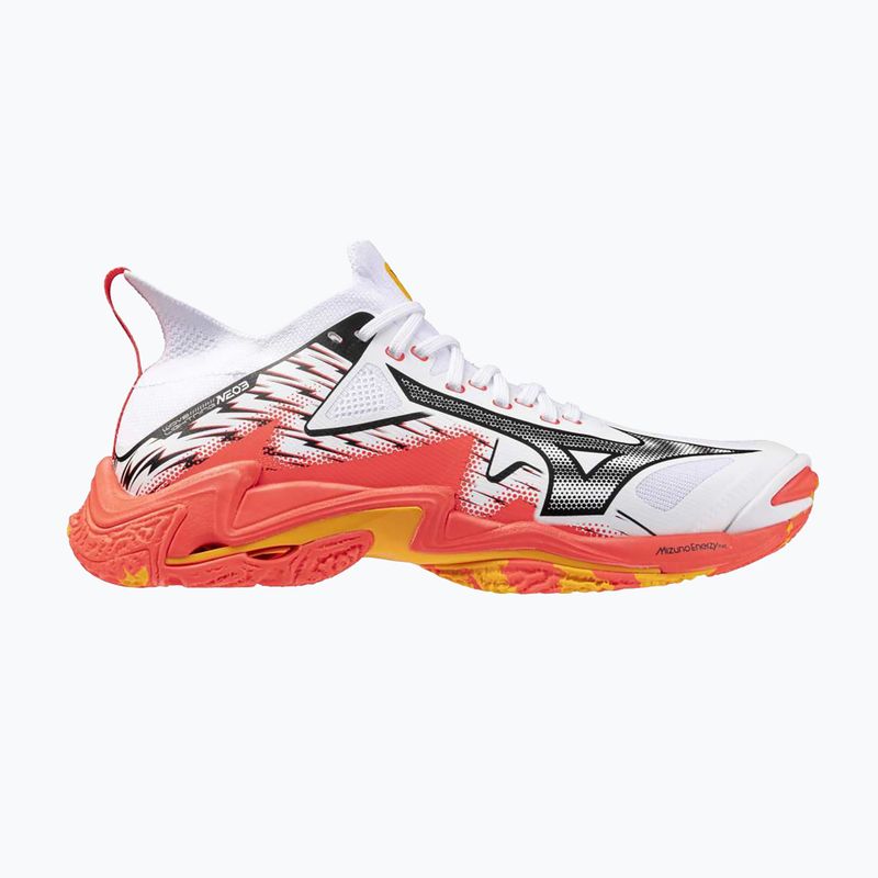 Volejbalové boty Mizuno Wave Lightning Neo 3 white/fiery coral 2/citrus 8