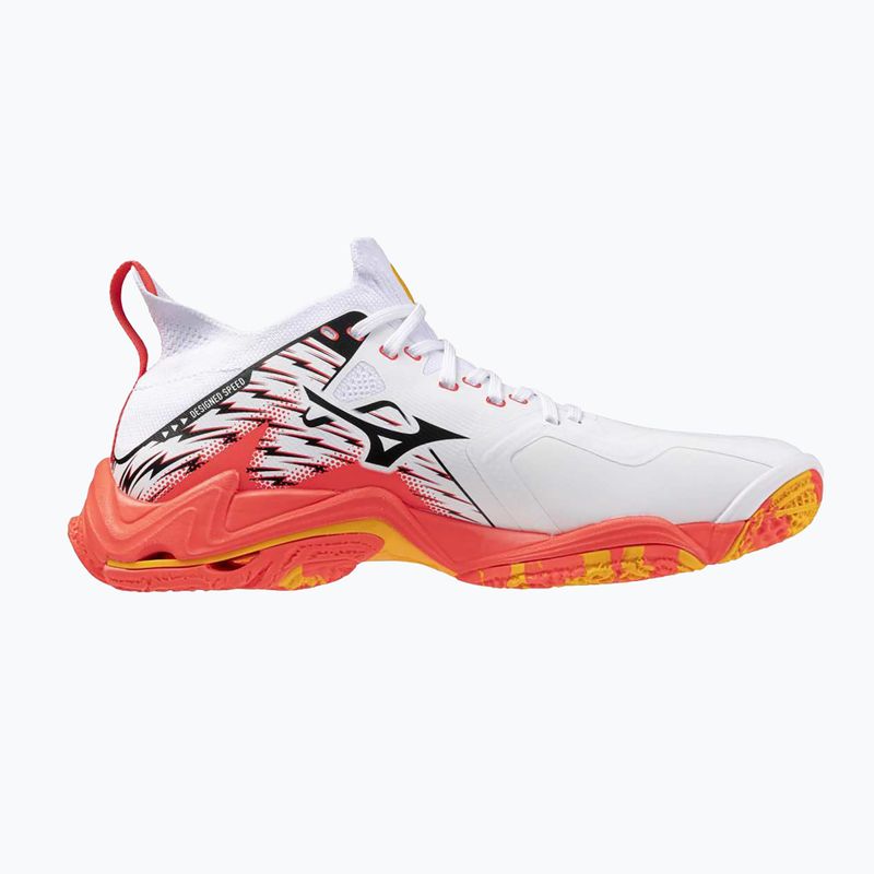 Volejbalové boty Mizuno Wave Lightning Neo 3 white/fiery coral 2/citrus 9