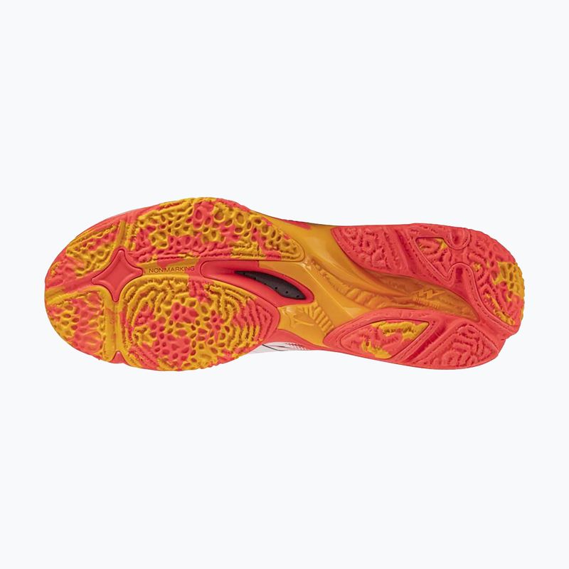 Volejbalové boty Mizuno Wave Lightning Neo 3 white/fiery coral 2/citrus 11